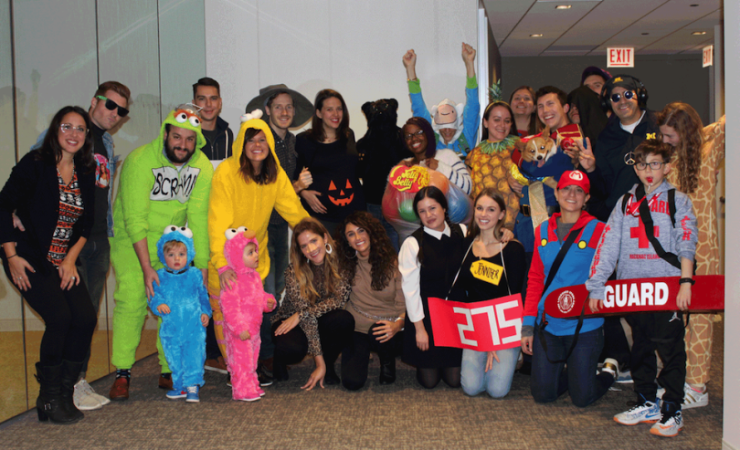 UrbanBound team photo from Halloween party