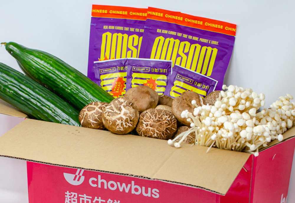 Food delivery company Chowbus announced a joint collaboration with flavor packet provider Omsom on Thursday. 